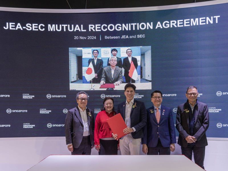 Singapore Environment Council and Japan Environment Association Pen MRA