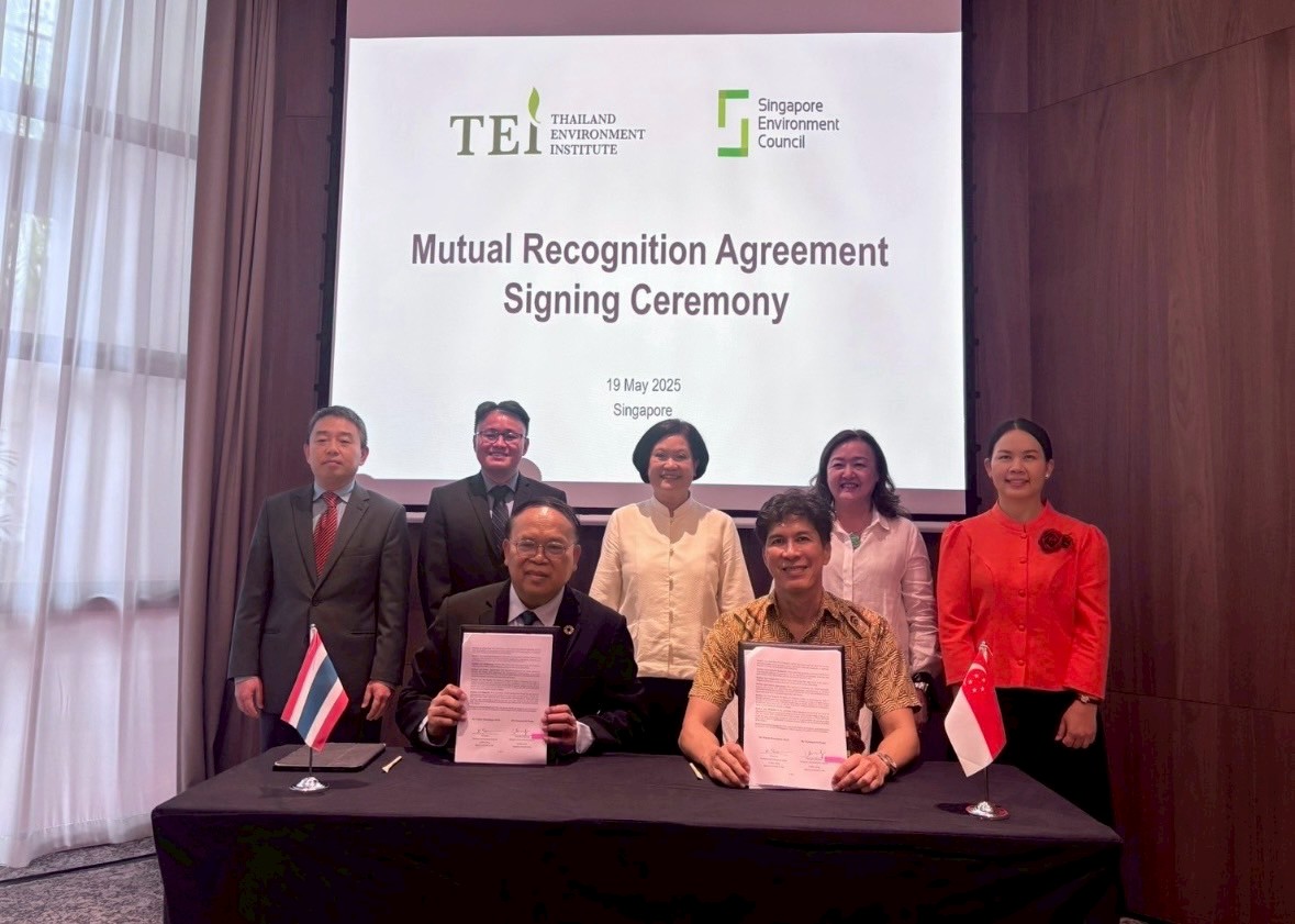SGLS signs Mutual Recognition Agreement with Thailand Green Label Scheme