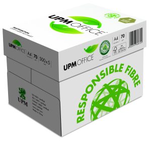 UPM OFFICE GREEN AND YELLOW PRINTING PAPER